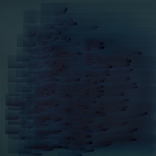 deep1, 2013, Wasserfarben auf MDF-Platte, 120 x 120 cm