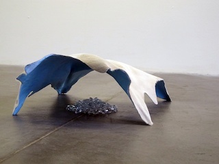 Alexandre Joly: Fire Squirrel, Detail, Installation im Vebikus 2012