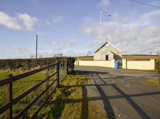 Revisited: Troubled Land, Union Jack Flag on Orange Hall, County Down, Northern Ireland, 2018