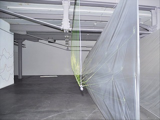 Paolo Rossi, Installation im Vebikus: Passage, Waves (Silch Membran)