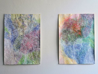 Paolo Rossi, Installation im Vebikus: Netzstruktur Zeichnung