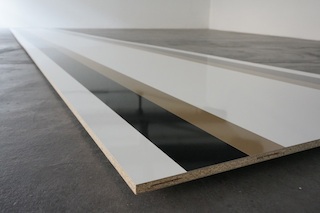 15/33, Holz, Acrylbeschichtung, Klebefolie, 10 x 1.3 m, 2014