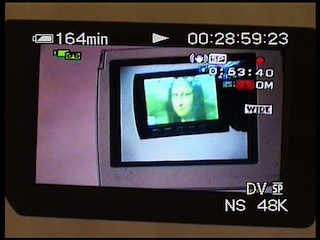 Patrick Steffen, Installation im Vebikus: o.T. (Mona Lisa), Videostill