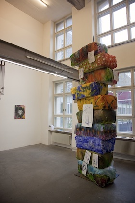 Beat Wipf: Ansagmaman, Installation im Vebikus