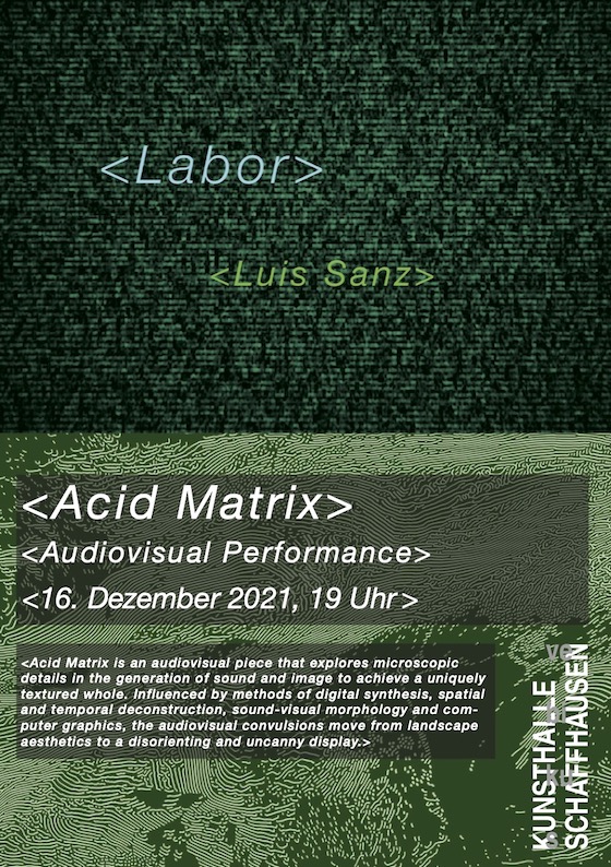 16.12.2021: LABOR – ACID MATRIX post thumbnail image