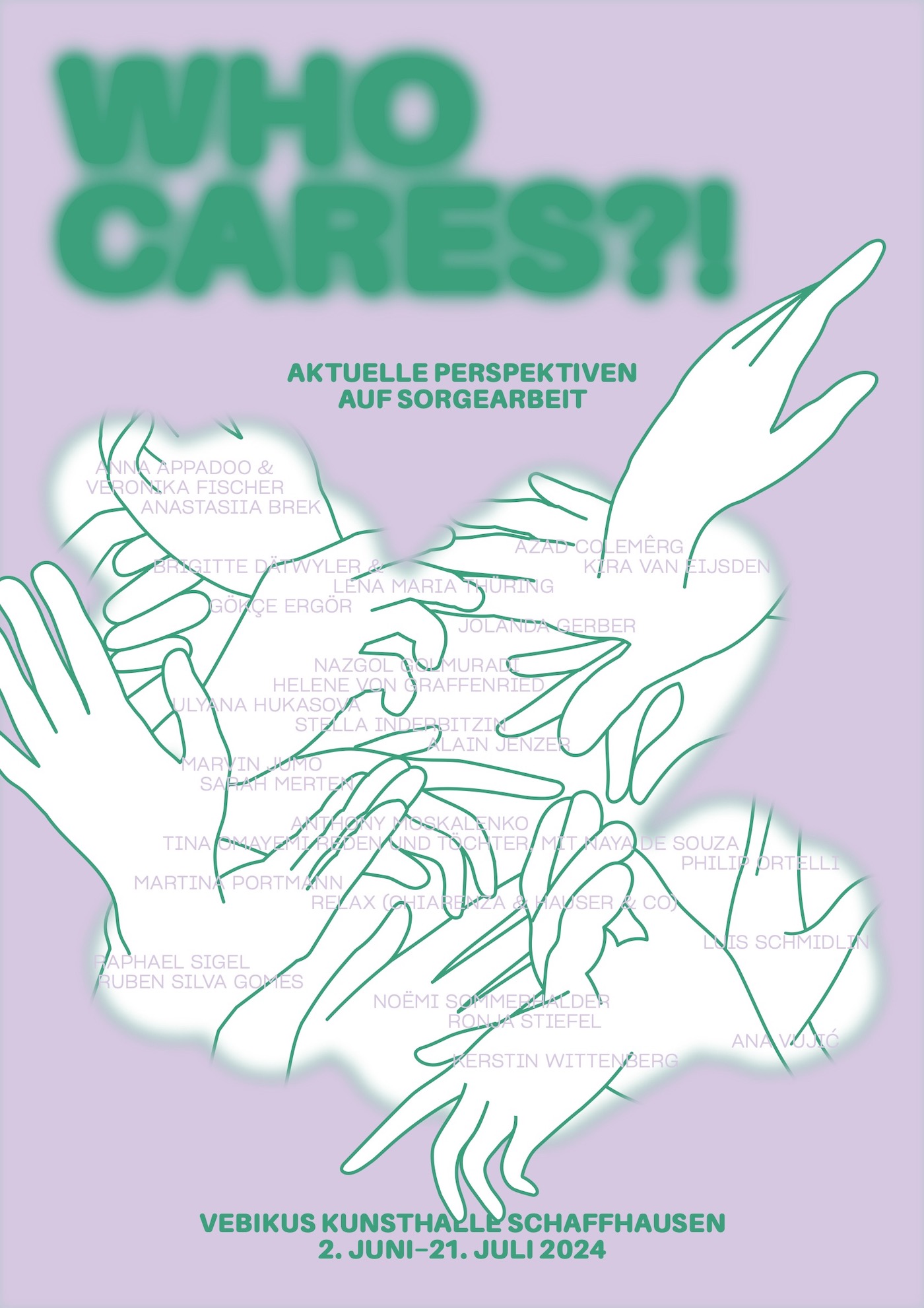 2.6. – 21.7.2024: «Who Cares?! Aktuelle Perspektiven auf Sorgearbeit» – Gastausstellung von Sarah Merten, Kunsthistorikerin und Kuratorin post thumbnail image