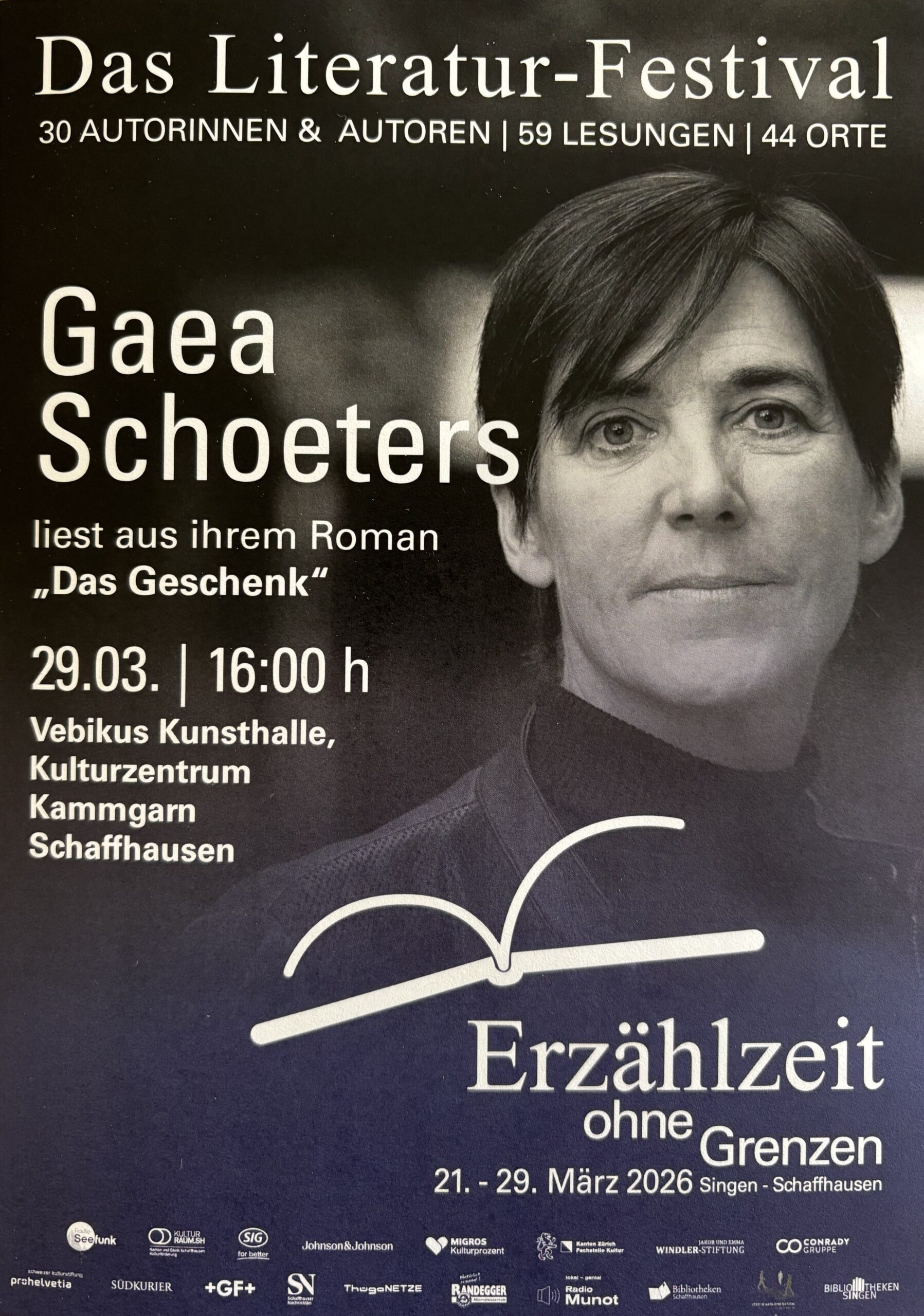 29.3.2026, 16 Uhr: Erzählzeit ohne Grenzen – Lesung von Gaea Schoeters post thumbnail image